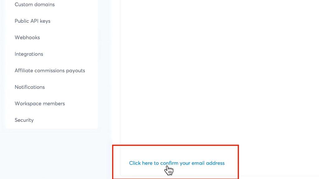 Verifying Your Email Address in Systeme.io